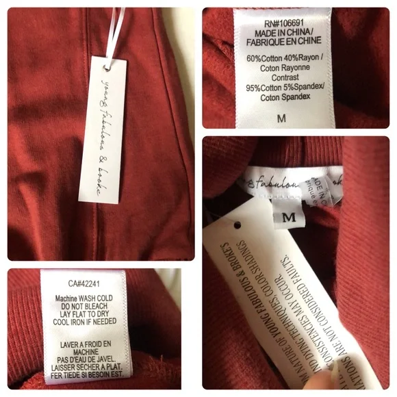 YOUNG FABULOUS & BROKE TURTLENECK MINI DRESS/NWT - Picture 9 of 16